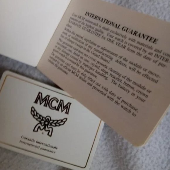 Rare mcm gold silver tone watch in original box - Picture 4 of 10